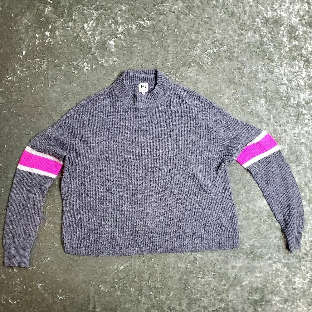 John + Jenn Gray Knit Sweater